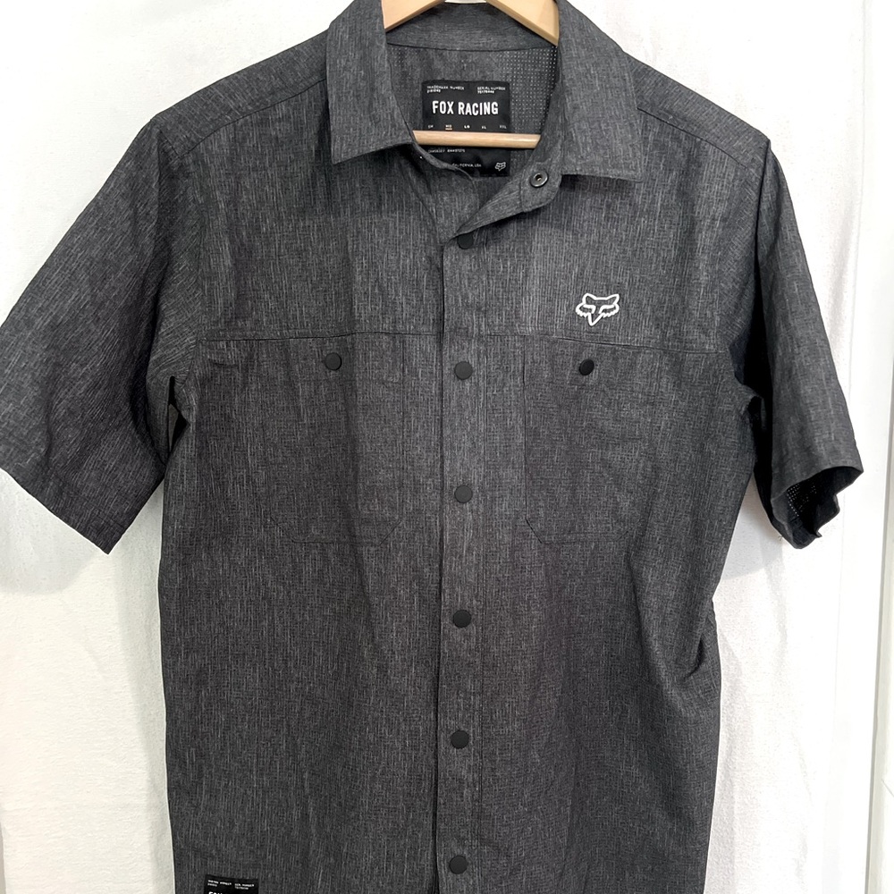 Fox racing button down shirt